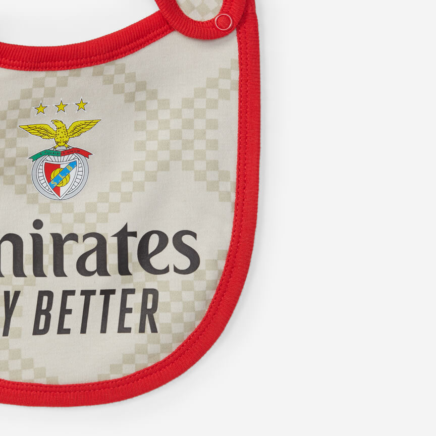 SL Benfica 2025-2026 Replica Beige Away Kit Bib