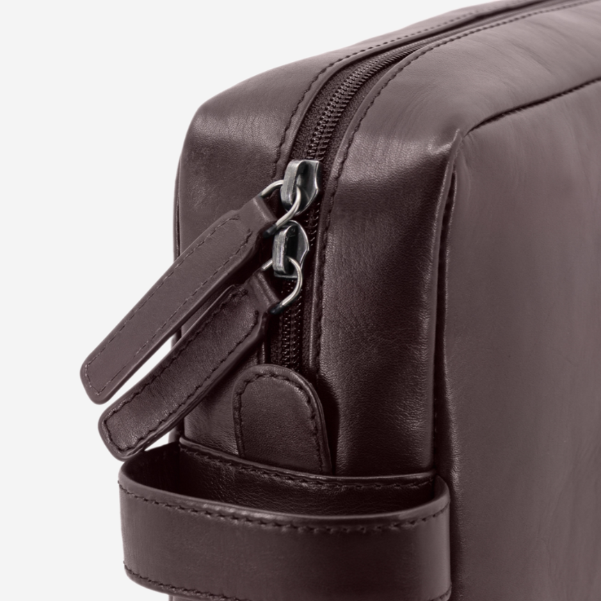 Brown Leather Cosmetic Bag SL Benfica