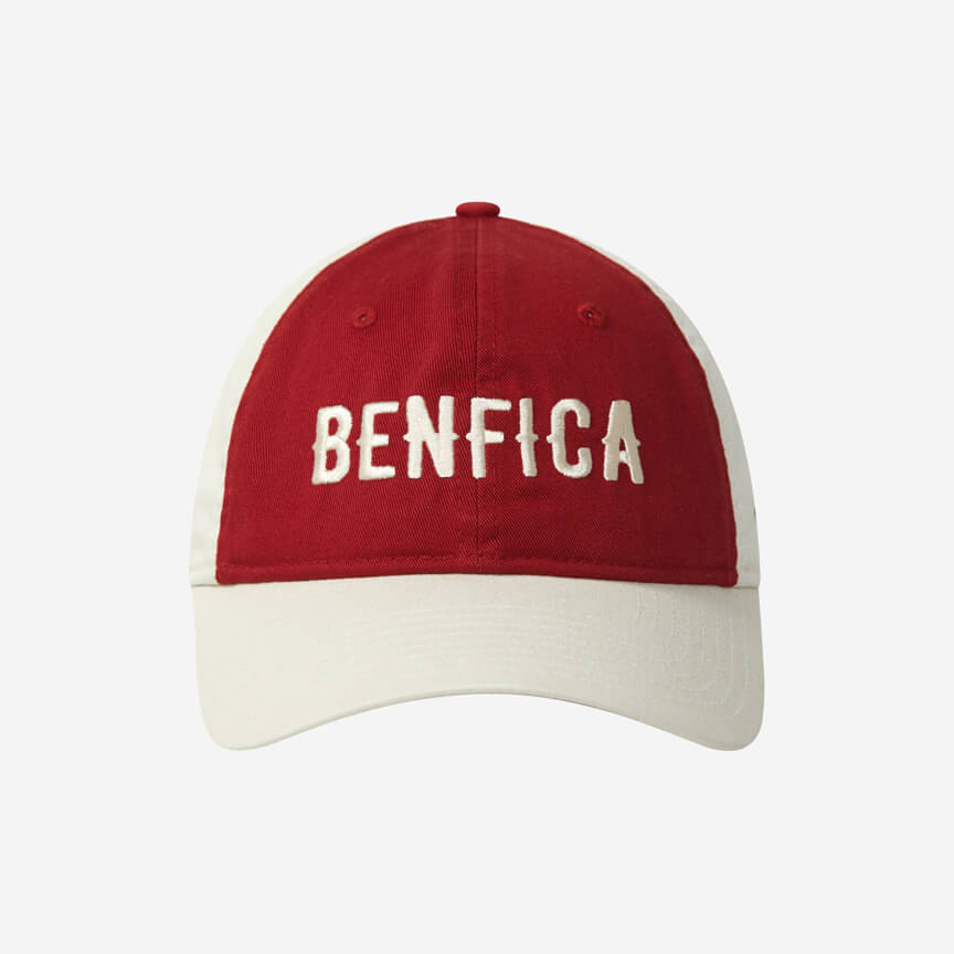 Burgundy and White Vintage Benfica Cap