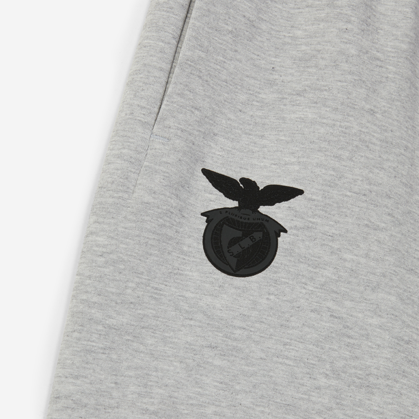 Grey Shorts with Emblem Sport Lisboa e Benfica x Adidas