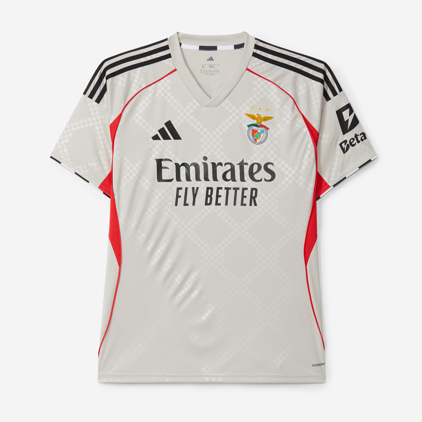 SL Benfica 2025-2026 Beige Away Jersey
