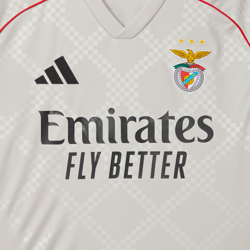 SL Benfica 2025-2026 Beige Away Jersey