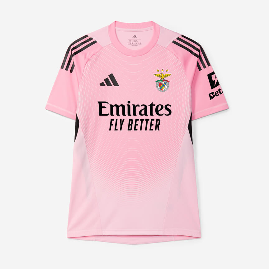 SL Benfica 2025-2026 Pink Goalkeeper Jersey