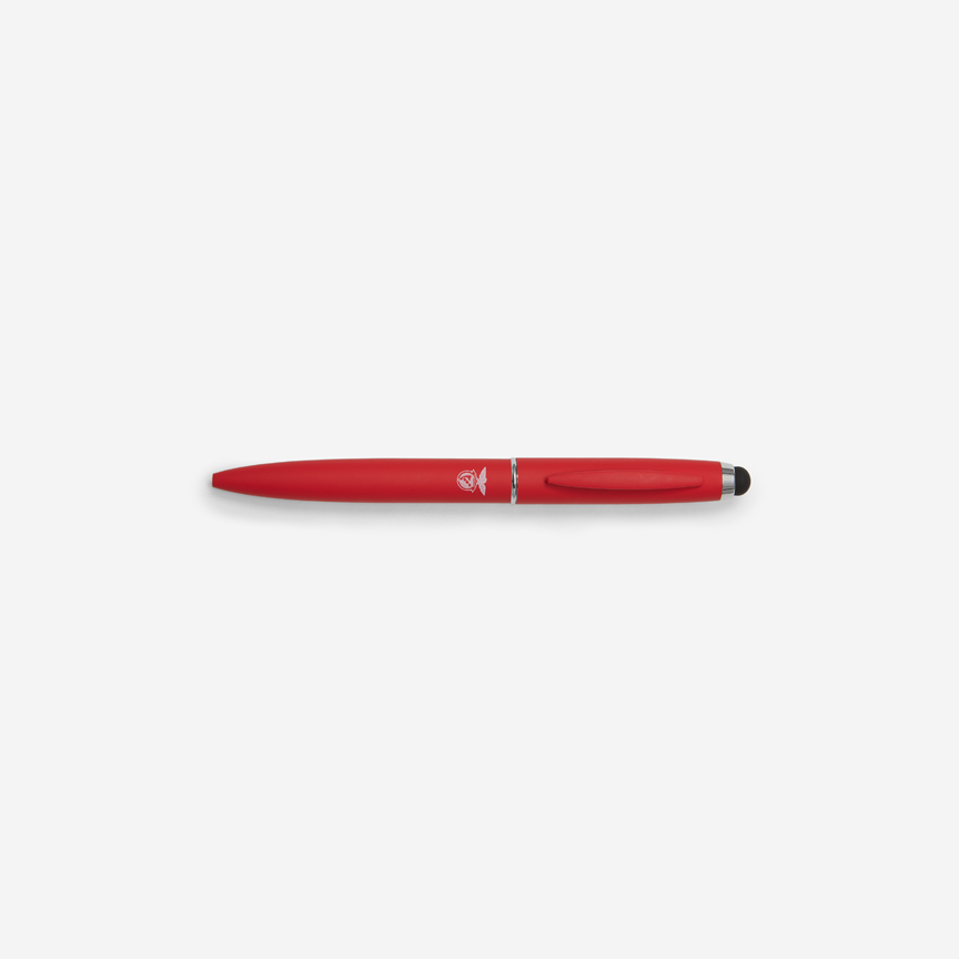 Red Touch ball pen with SL Benfica emblem