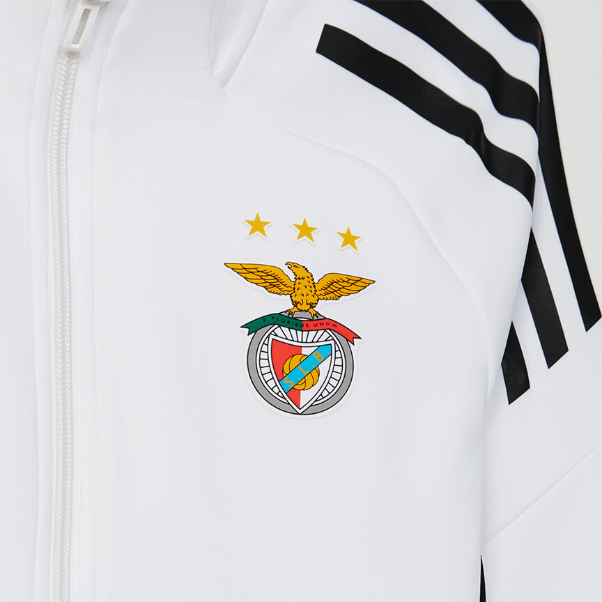 SL Benfica 2025-2026 White Kids' Training Jacket