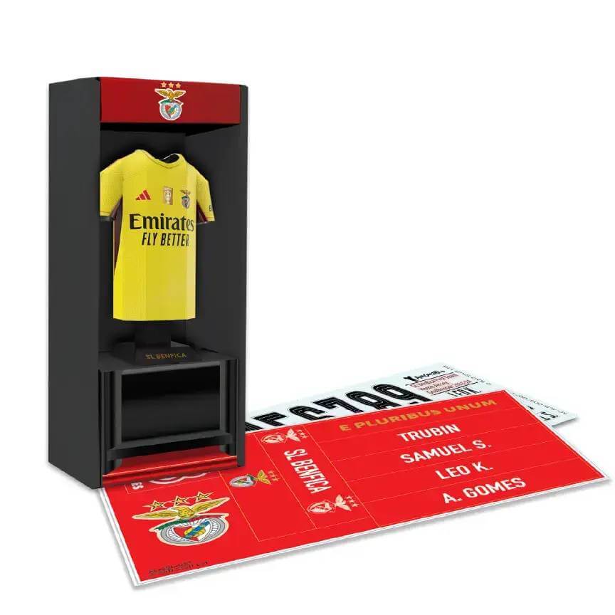 SL Benfica Goalkeeper Jersey and Locker Room Collectible