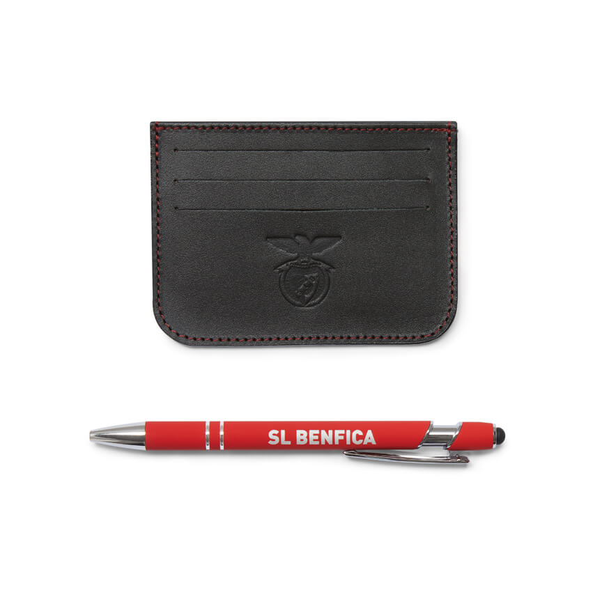 SL Benfica Card Holder and Pen Set