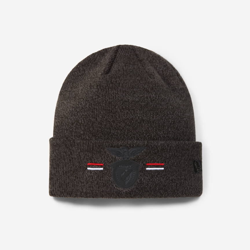 SL Benfica Emblem Grey Melange Beanie