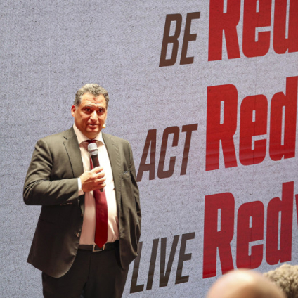 Manuel de Brito a discurar no evento de 28 de maio de 2025