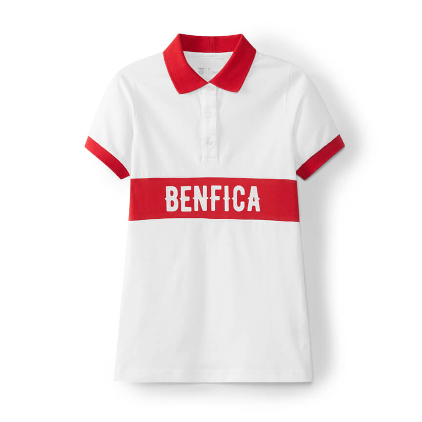 Benfica White Polo - Women