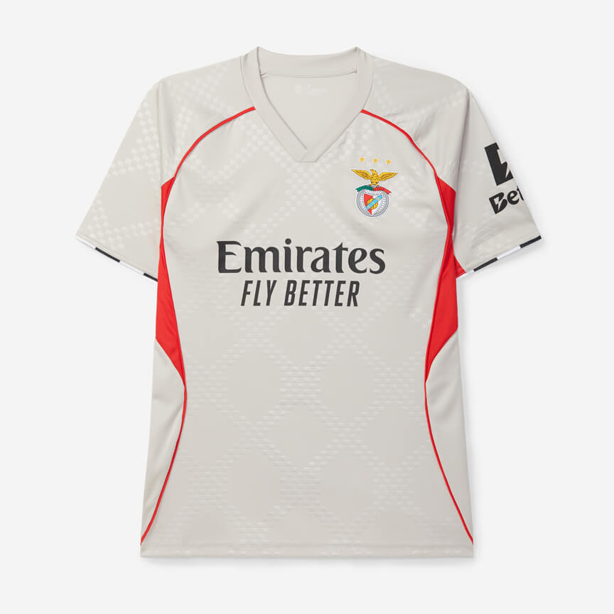 SL Benfica 2025-2026 Replica Beige Away Jersey
