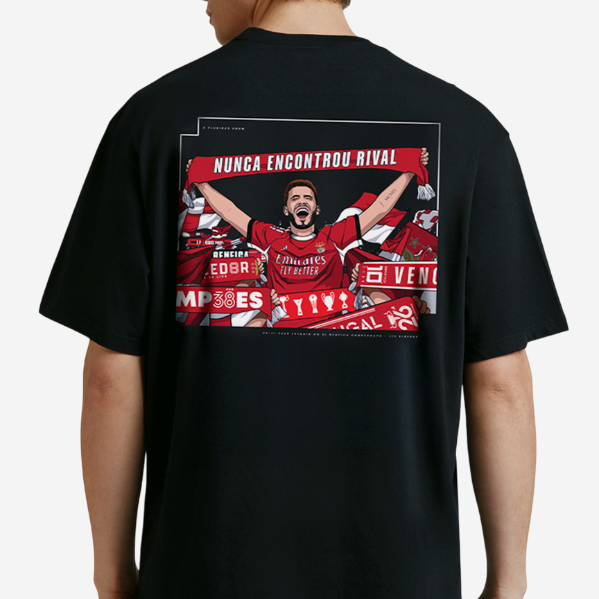 Nunca Encontrou Rival Black T-shirt