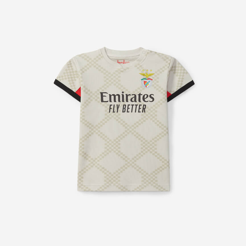 SL Benfica 2025-2026 Replica Beige Away Kit T-shirt