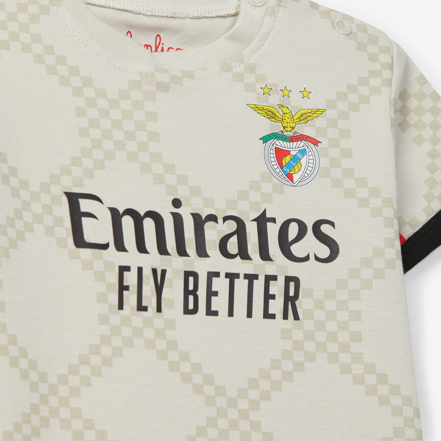 SL Benfica 2025-2026 Replica Beige Away Kit T-shirt