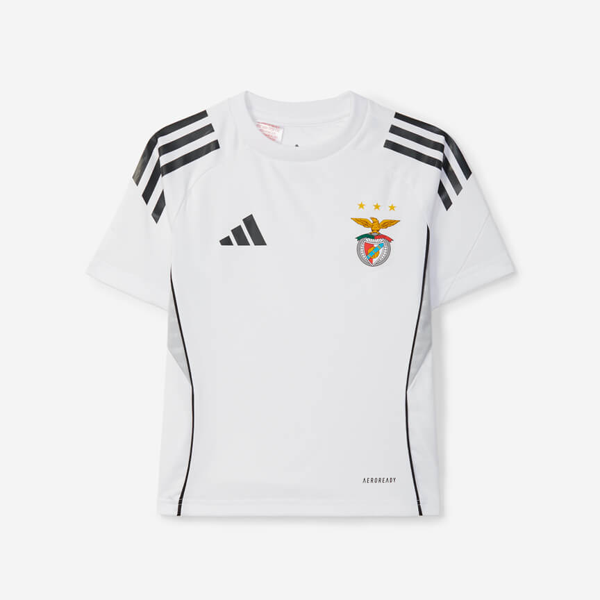 SL Benfica 2025-2026 Kids' White Training T-Shirt